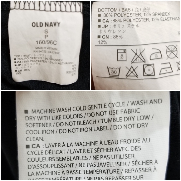 Old Navy Black Loose Racerback Active Tank Top, Small - Picture 8 of 10